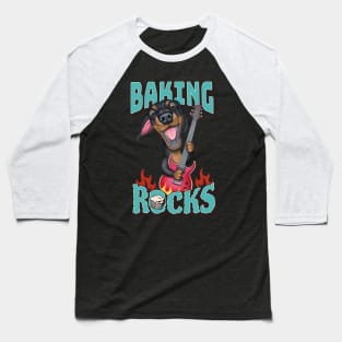 Baking Rocks Baseball T-Shirt